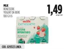 Carico Cash & Carry Milk benessere yogurt da bere offerta