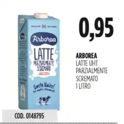Carico Cash & Carry Arborea latte uht parzialmente scremato offerta