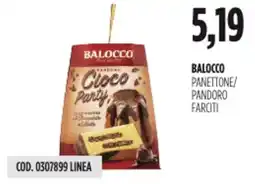 Carico Cash & Carry Balocco panettone/ pandoro farciti offerta