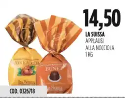 Carico Cash & Carry La suissa applausi alla nocciola offerta