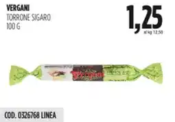 Carico Cash & Carry Vergani torrone sigaro offerta