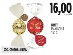Carico Cash & Carry Lindt maxi boule offerta