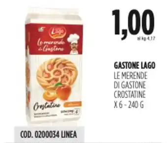 Carico Cash & Carry Gastone lago le merende di gastone crostatine offerta
