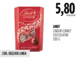 Carico Cash & Carry Lindt lindor cornet cioccolatini offerta