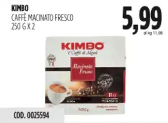 Kimbo caffè macinato fresco