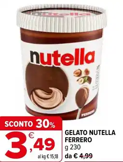 Iperal Gelato nutella FERRERO offerta