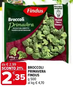 Iperal Broccoli primavera FINDUS offerta