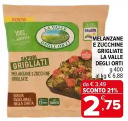 Iperal Melanzane e zucchine grigliate la valle degli ORTI offerta