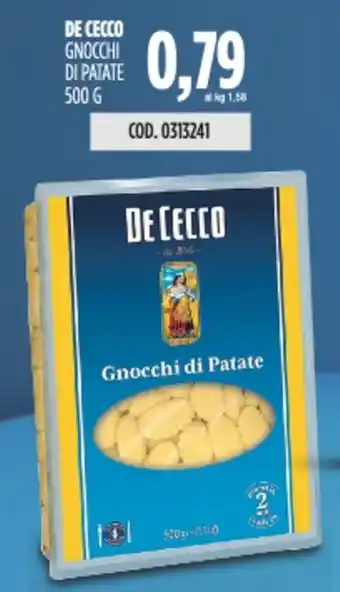 Carico Cash & Carry De cecco gnocchi di patate offerta
