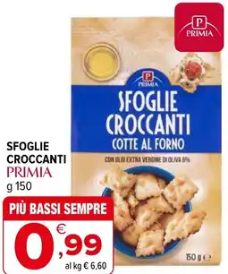 Iperal Sfoglie croccanti PRIMIA offerta