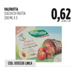 Carico Cash & Carry Valfrutta succhi di frutta offerta