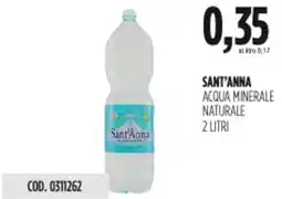 Carico Cash & Carry Sant'anna acqua minerale naturale offerta