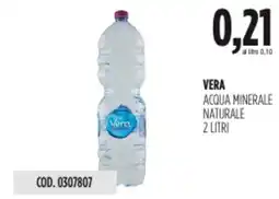 Carico Cash & Carry Vera acqua minerale naturale offerta