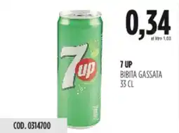 Carico Cash & Carry 7 up bibita gassata offerta