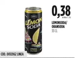 Carico Cash & Carry Lemonsoda/ oransoda offerta