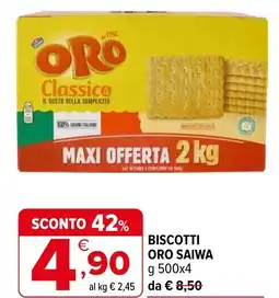 Iperal Biscotti oro saiwa offerta
