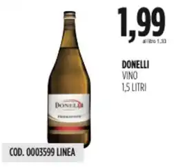 Carico Cash & Carry Donelli vino offerta