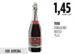 Carico Cash & Carry Toso fragolino rosso offerta
