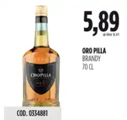 Carico Cash & Carry Oro pilla brandy offerta