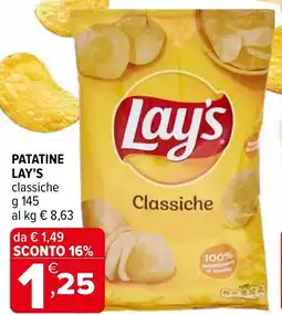 Iperal Patatine lay's classiche offerta