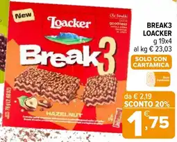 Iperal Break3 LOACKER offerta