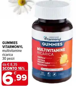 Iperal Gummies vitarmonyl multivitamine ricarica offerta