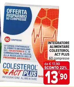 Iperal Integratore alimentare colesterol ACT PLUS offerta