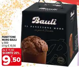 Iperal Panettone moro BAULI offerta