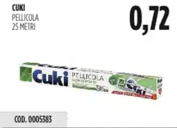 Carico Cash & Carry Cuki pellicola 25 metri offerta