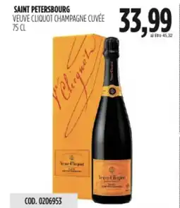 Carico Cash & Carry Saint petersbourg veuve cliquot champagne cuvée offerta