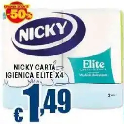 Sacoph Nicky carta igienica elite offerta