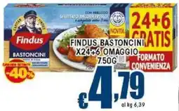 Sacoph Findus bastoncini offerta