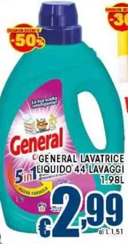 Sacoph Cgeneral lavatrice liquido 44 lavaggi offerta