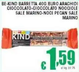 Sacoph Be-kind barretta buro arachidi cioccolato-cioccolato nocciole sale marino-noci pecan sale marino offerta