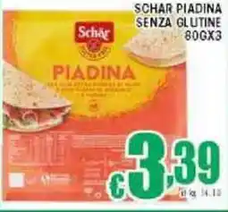 Sacoph Schar piadina senza glutine offerta