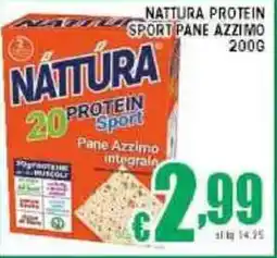 Sacoph Nattura protein sport pane azzimo offerta