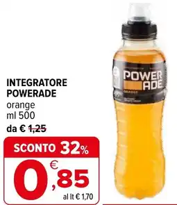 Iperal Integratore powerade orange offerta