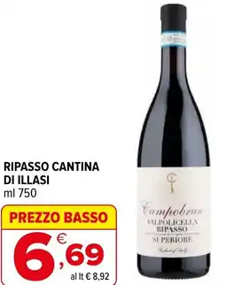 Iperal Ripasso cantina di illasi offerta