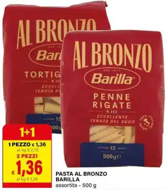 Pasta al bronzo BARILLA