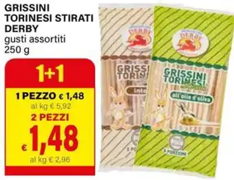 Il Gigante Grissini torinesi stirati DERBY offerta