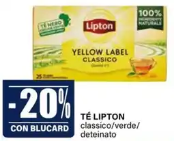 Il Gigante TÉ LIPTON classico/verde/ deteinato offerta