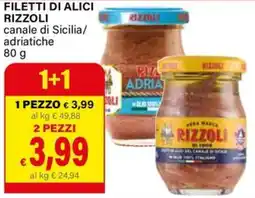 Il Gigante Filetti di alici rizzoli canale di Sicilia/ adriatiche offerta