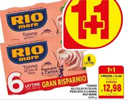 Il Gigante Tonno all'olio di oliva pescato a canna RIO MARE offerta