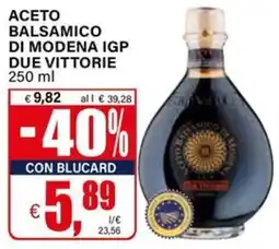 Il Gigante Aceto balsamico di modena igp due vittorie offerta