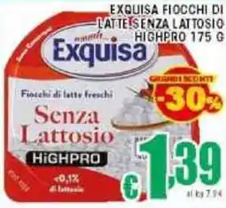 Sacoph Exquisa fiocchi di latte senza lattosio highpro offerta