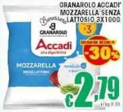Sacoph Granarolo accadi mozzarella senza lattosio offerta