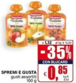 Il Gigante Spremi e gusta PLASMON offerta