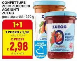 Il Gigante Confetture zero zuccheri aggiunti ZUEGG offerta