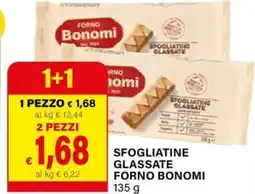 Il Gigante Sfogliatine glassate FORNO BONOMI offerta