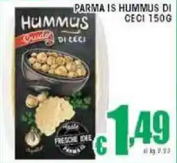 Sacoph Parma is hummus di ceci offerta